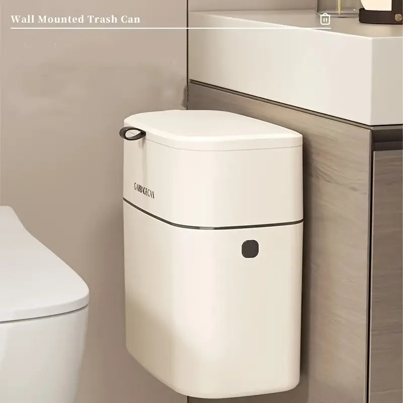 Kitchen 1pc Wall Mounted Trash Can