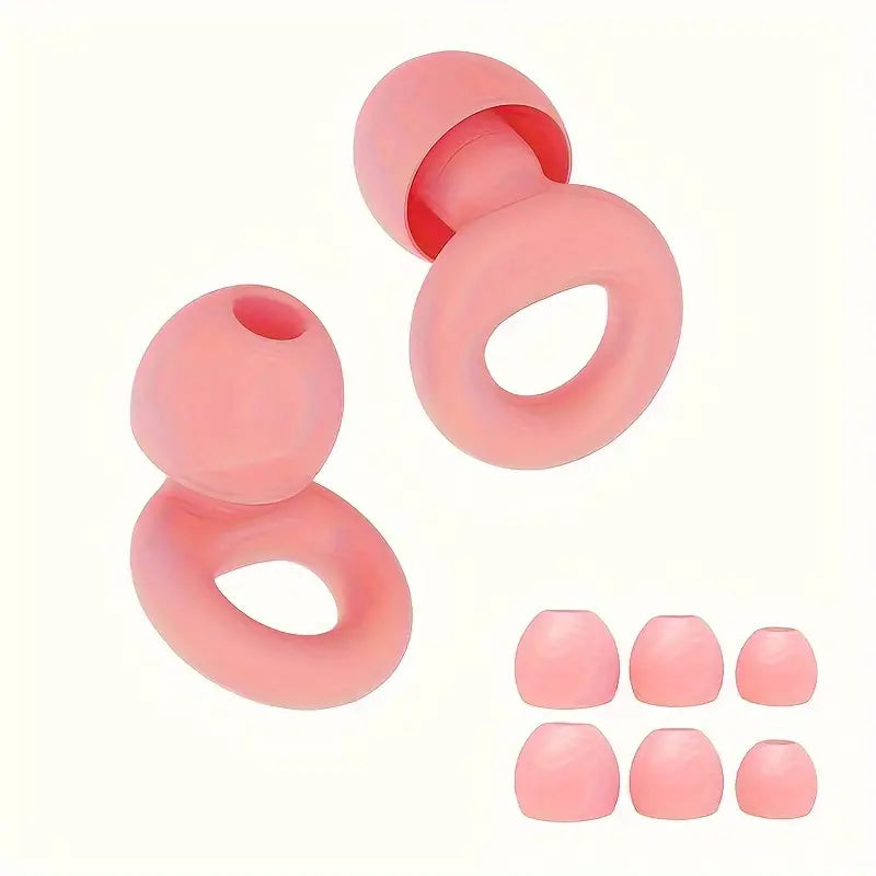 Ultra Soft Noise-Reducing Ring Earplugs - Perfect for Sleep, Focus, and Travel